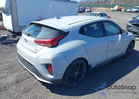 2020 Hyundai Veloster Turbo R-Spec из США, поврежденный, VIN KMHTH6AB1LU027676
